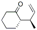 Cyclohexanone, 2-[(1R)-1-methyl-2-propenyl]-, (2S)- (9CI) 化学構造式