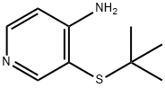 3-叔丁硫基-吡啶-4-胺 结构式