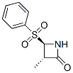 2-Azetidinone,3-methyl-4-(phenylsulfonyl)-,(3S,4R)-(9CI)|