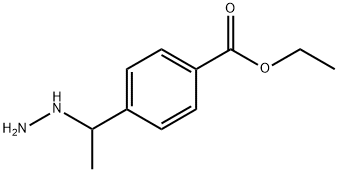 ETHYL 4-(1-HYDRAZINYLETHYL)BENZOATE 化学構造式