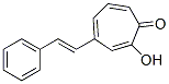 2-HYDROXY-4-STYRYL-2,4,6-CYCLOHEPTATRIEN-1-ONE Struktur