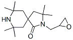 2,2,7,7,9,9-hexamethyl-1-oxa-3-(oxiranylmethyl)-3,8-diazaspiro[4.5]decan-4-one Structure