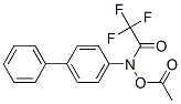 N-Trifluoroacetyl-N-acetoxy-4-aminobiphenyl Structure