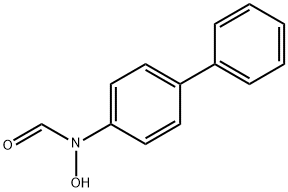 N-hydroxy-4-formylaminobiphenyl 化学構造式