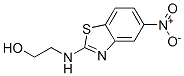 2-[(5-nitrobenzothiazol-2-yl)amino]ethanol Struktur
