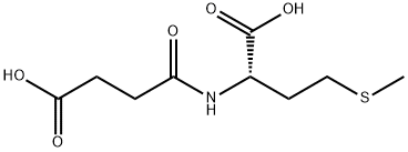 N-(3-carboxy-1-oxopropyl)-DL-methionine,78306-53-3,结构式