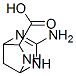 2,4,6-Triazabicyclo[3.2.1]oct-2-ene-7-carboxylicacid,3-amino-,endo-(9CI),78314-79-1,结构式