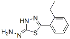 1,3,4-Thiadiazol-2(3H)-one,5-(2-ethylphenyl)-,hydrazone(9CI) 化学構造式