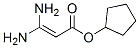 2-Propenoicacid,3,3-diamino-,cyclopentylester(9CI),783251-73-0,结构式