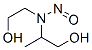 1-Propanol, 2-((2-hydroxyethyl)nitrosoamino)- Structure