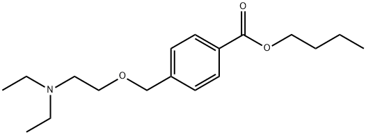 BENZOIC ACID, p-((2-DIETHYLAMINOETHOXY)METHYL)-, BUTYL ESTER|