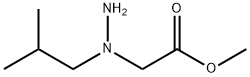 Acetic acid, [1-(2-methylpropyl)hydrazino]-, methyl ester (9CI) Structure