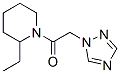 Piperidine, 2-ethyl-1-(1H-1,2,4-triazol-1-ylacetyl)- (9CI) Structure