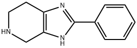 2-phenyl-4,5,6,7-tetrahydro-3H-imidazo[4,5-c]pyridine Struktur