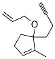 Cyclopentene, 5-(3-butynyl)-1-methyl-5-(2-propenyloxy)- (9CI) Struktur
