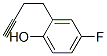 Phenol, 2-(3-butynyl)-4-fluoro- (9CI) Structure