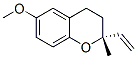 2H-1-Benzopyran,2-ethenyl-3,4-dihydro-6-methoxy-2-methyl-,(2R)-(9CI) Structure