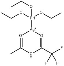 三乙氧基膦(三氟乙酰丙酮)银(I),783334-85-0,结构式