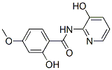 Benzamide, 2-hydroxy-N-(3-hydroxy-2-pyridinyl)-4-methoxy- (9CI) Structure