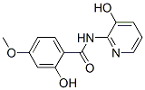 Benzamide, 2-hydroxy-N-(3-hydroxy-2-pyridinyl)-4-methoxy- (9CI) 结构式