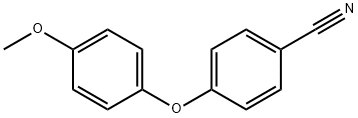 4-(4-Methoxyphenoxy)benzenecarbonitrile,78338-68-8,结构式