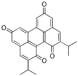 2,11-ビス(1-メチルエチル)ペリレン-1,5,8,12-テトラオン 化学構造式
