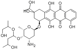 rubeomycin B 化学構造式