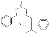 α-(1-メチルエチル)-α-[3-[メチル(2-フェニルエチル)アミノ]プロピル]ベンゼンアセトニトリル 化学構造式
