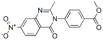 methyl 4-(2-methyl-7-nitro-4-oxo-quinazolin-3-yl)benzoate Struktur