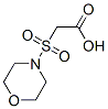 2-morpholin-4-ylsulfonylacetic acid Struktur