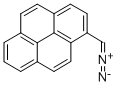 1-芘基二氮杂甲烷, 78377-23-8, 结构式