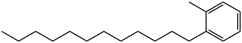 2-ドデシルトルエン 化学構造式