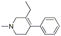 Pyridine, 3-ethyl-1,2,5,6-tetrahydro-1-methyl-4-phenyl- (9CI) Struktur