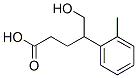Benzenebutanoic acid, gamma-(hydroxymethyl)-2-methyl- (9CI) 化学構造式