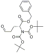 Benzyl N,N-bis(tert-butoxycarbonyl)-5-oxo-D-norvalinate Structure