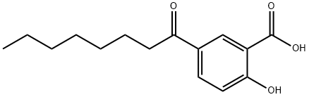 辛酰水杨酸,78418-01-6,结构式