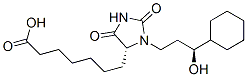 [S-(R*,S*)]-3-(3-cyclohexyl-3-hydroxypropyl)-2,5-dioxoimidazolidine-4-heptanoic acid Structure