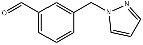 3-(1H-PYRAZOL-1-YLMETHYL)BENZALDEHYDE Struktur