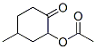 2-Acetoxy-4-methyl-1-cyclohexanone Struktur