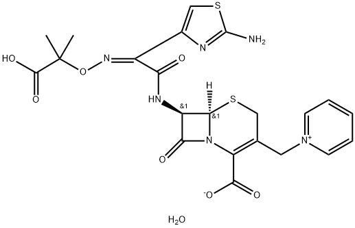 头孢他啶, 78439-06-2, 结构式