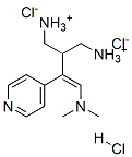 [3-(dimethylamino)-2-(4-pyridyl)allylidene]dimethylammonium chloride monohydrochloride 结构式