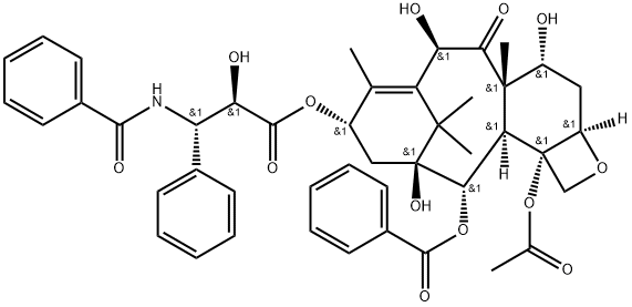 7-EPI-10-デアセチルタキソール 化学構造式
