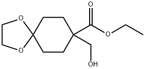 8-(羟甲基)-1,4-二氧杂螺[4.5]癸烷-8-羧酸乙酯,78461-64-0,结构式