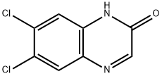 2-HYDROXY-6,7-DICHLOROQUINOXALINE 化学構造式