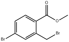 METHYL 4-BROMO-2-BROMOMETHYL-BENZOATE Struktur