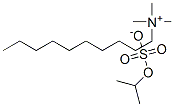 decyltrimethylammonium isopropyl sulphate Struktur