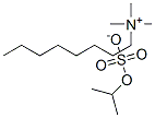 trimethyloctylammonium isopropyl sulphate Struktur