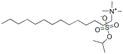 trimethyltetradecylammonium isopropyl sulphate Structure
