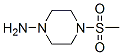 1-Piperazinamine,4-(methylsulfonyl)-(9CI) Struktur
