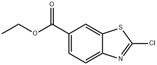 Ethyl 2-chloro-6-benzothiazolecarboxylate Structure
